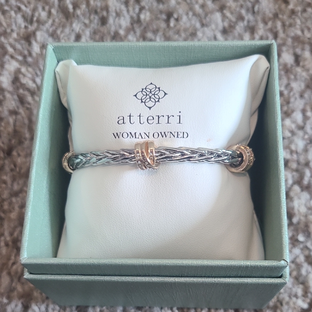 atterri Two-Tone Women's Cuff Bracelet